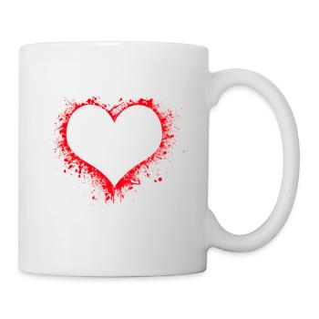 Bloody Heart - Mug - white - Right