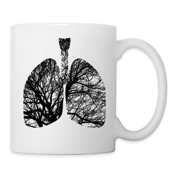 Natur Lunge Baum - Tasse - Weiß - Rechts