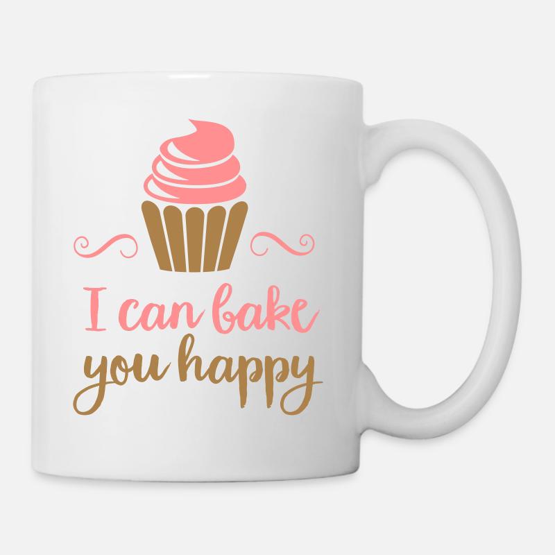 backen - Tasse - Weiß
