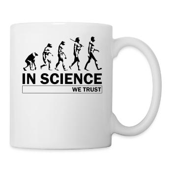 Wissenschaft Evolution - Tasse - Weiß - Rechts