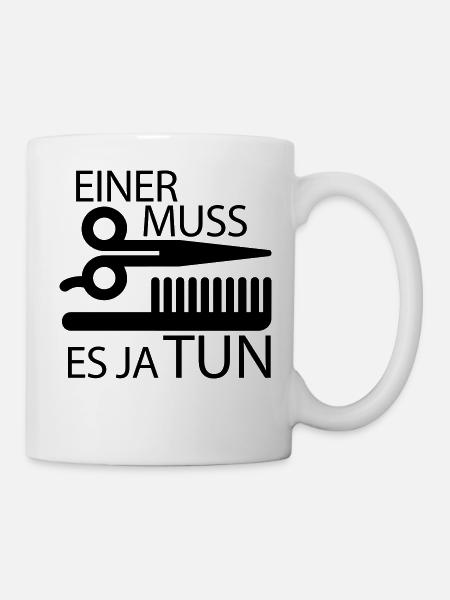 Friseur - Tasse - Weiß