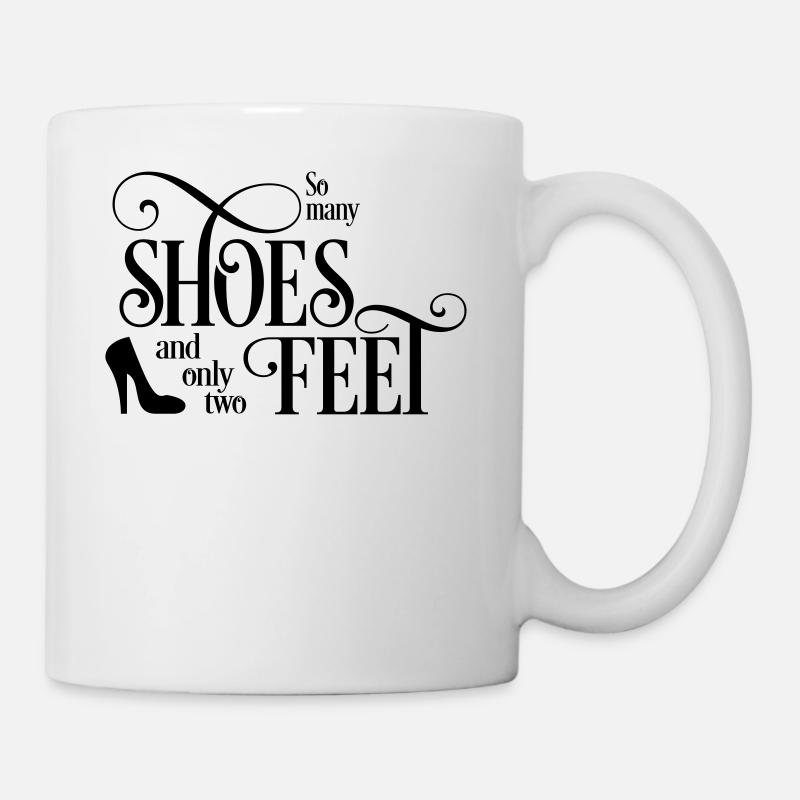 Schuhe - Tasse - Weiß