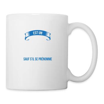Stéphane idéal mythe cadeau noël - Mug blanc - blanc - Droite