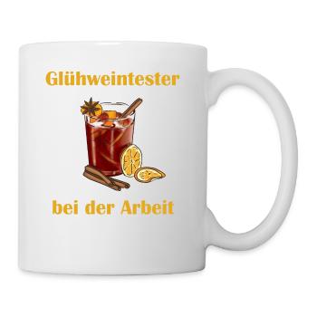 Gluehweintester - Tasse - Weiß - Rechts