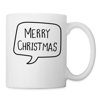 MERRY CHRISTMAS - Tasse - Weiß - Rechts