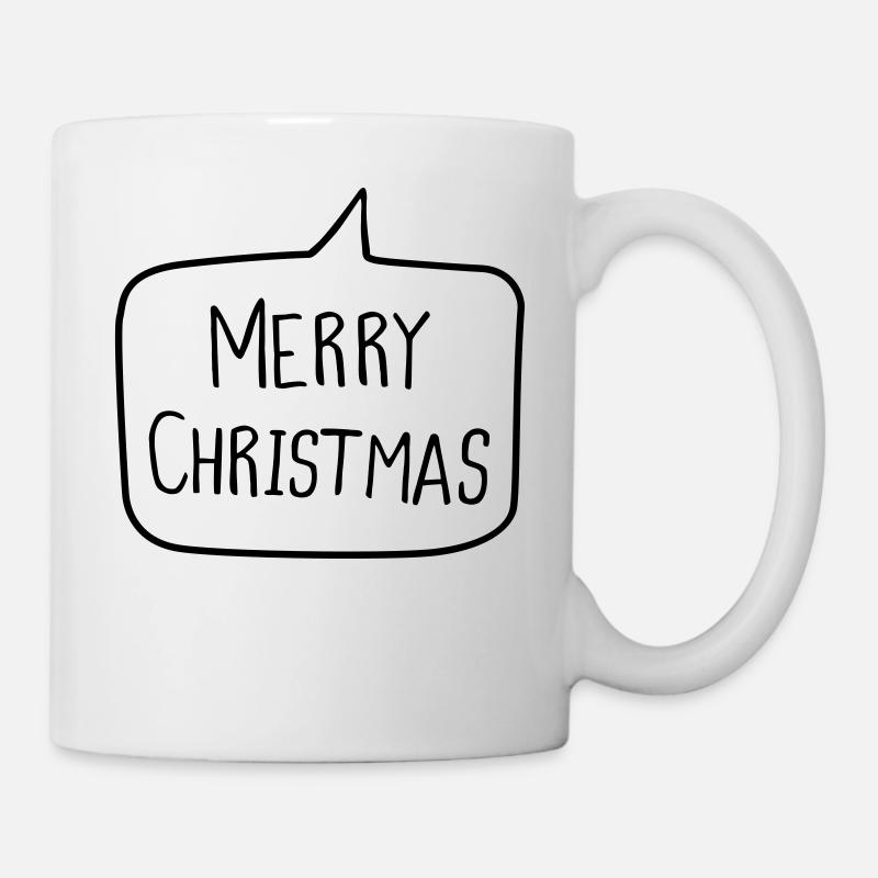Merry Christmas - Tasse - Weiß