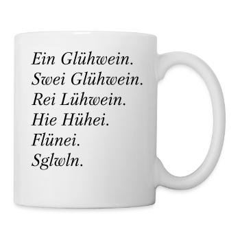Glühwein Abend - Tasse - Weiß - Rechts