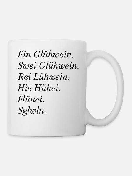 Glühwein Abend - Tasse - Weiß