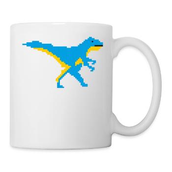  Mosaic Dino - Mug blanc - blanc - Droite