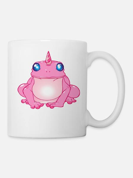 Frosch-Einhorn - Tasse - Weiß