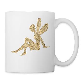 einhorn elfe prinzessin fee meerjungfrau zauberer1 - Tasse - Weiß - Rechts