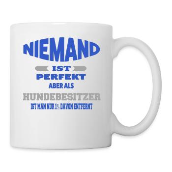 Hundebesitzer - Tasse - Weiß - Rechts