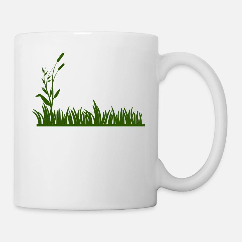 herbe - Mug blanc - blanc