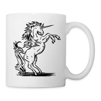 Einhorn - Einhorn - Tasse - Weiß - Rechts