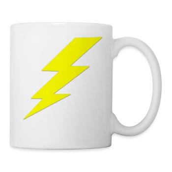 Blitz - Tasse - Weiß - Rechts
