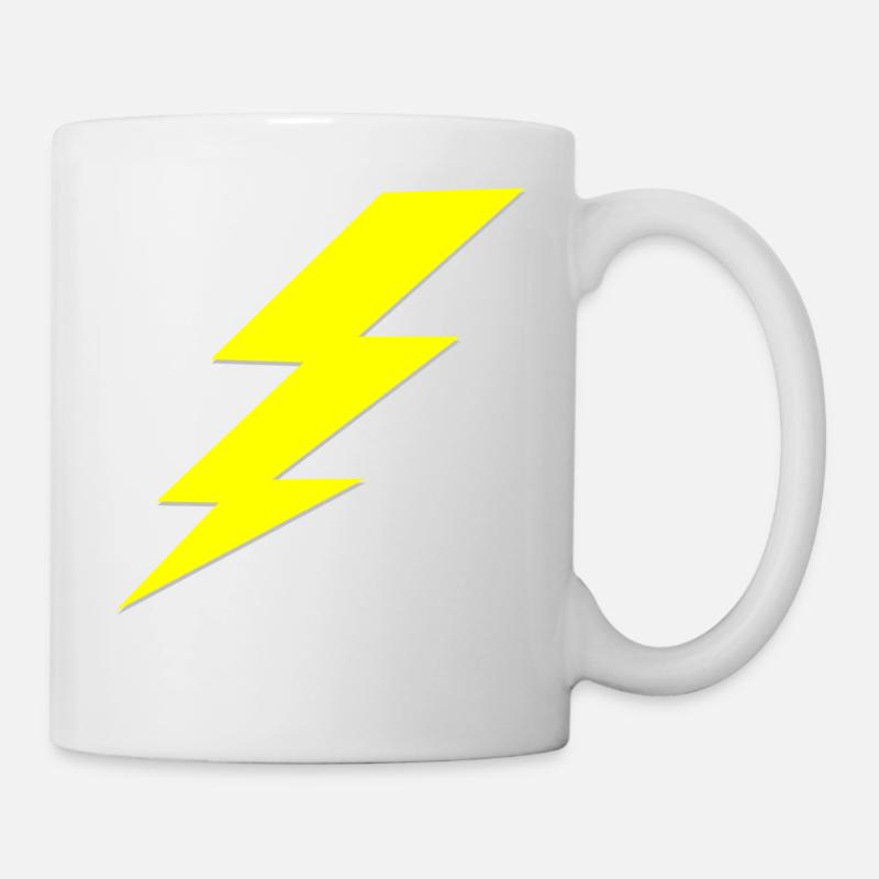 Blitz - Tasse - Weiß
