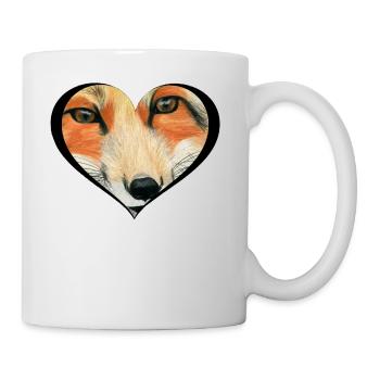 Fuchs - Tasse - Weiß - Rechts