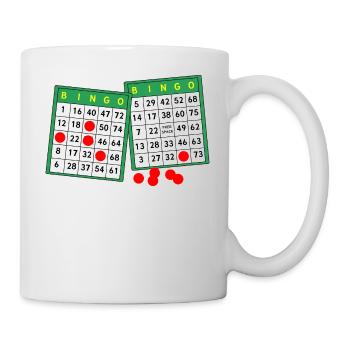 loto - Mug blanc - blanc - Droite