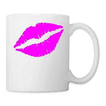 baiser - Mug blanc - blanc - Droite