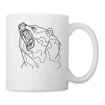 Bär - Tasse - Weiß - Rechts