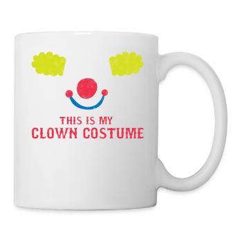 Clown: This Is My Clown Costume - Gift - Mug - white - Right