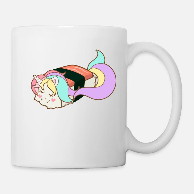 licorne Sushi - Mug blanc - blanc