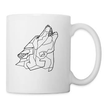 Howling Wolf - Mug - white - Right