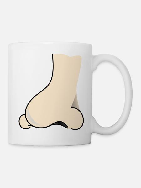 nose - Mug - white