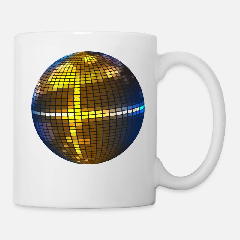 Disco ball - Mug blanc - blanc