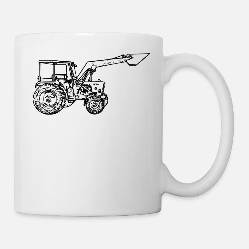tractor - Mug - white