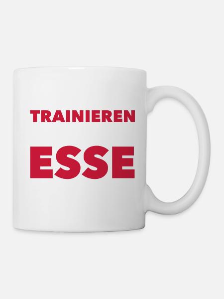 Ich muss Trainieren - Fitness motivation - Gym - Tasse - Weiß