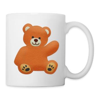 Felt Teddy - Tasse - Weiß - Rechts
