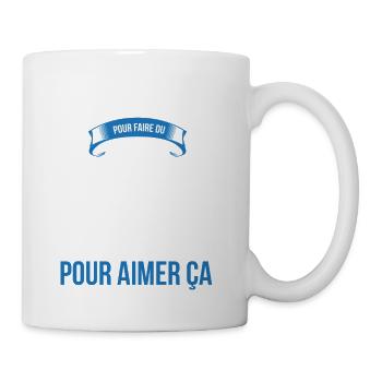Kite surf assez doué fou homme - Mug blanc - blanc - Droite