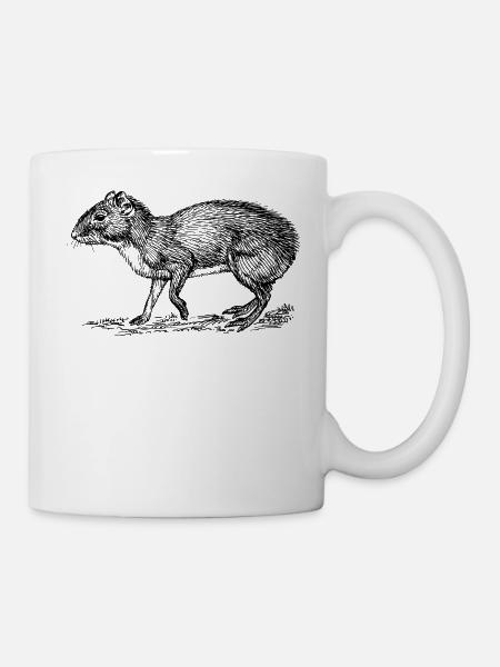 Nagetier - Tasse - Weiß