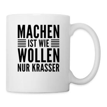 Funny Sayings - Faire comme Just Wanna Crass - Mug blanc - blanc - Droite