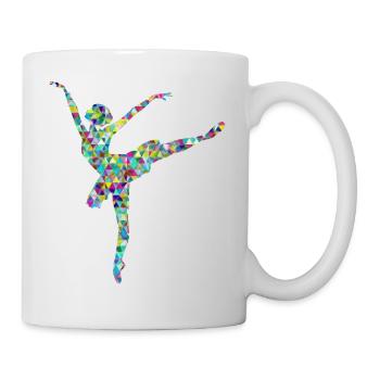 ballerina ballett dance dancer tanz taenzer yoga49 - Tasse - Weiß - Rechts