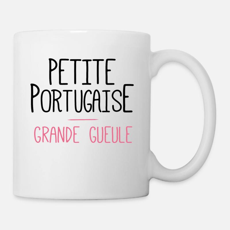petite portugaise grande gueule - Mug blanc - blanc
