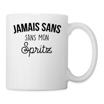jamais sans mon spritz - Mug blanc - blanc - Droite