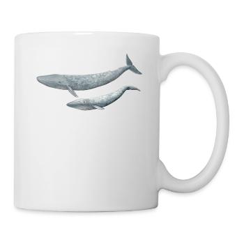 Blue Whale - Blue Whale - Baleine bleue - Tasse - Weiß - Rechts
