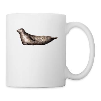 Grau Siegel - Siegel Grau - Grau Phoque - Tasse - Weiß - Rechts