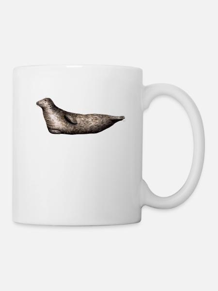 Gray seal - Gray seal - Phoque gray - Mug - white