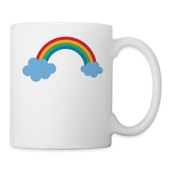 soleil arc-en-ciel nuages soleil météo cloud39 - Mug blanc - blanc - Droite