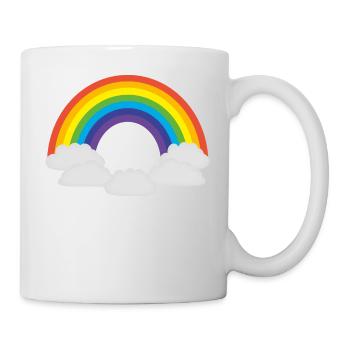 soleil arc-en-ciel nuages soleil météo cloud38 - Mug blanc - blanc - Droite