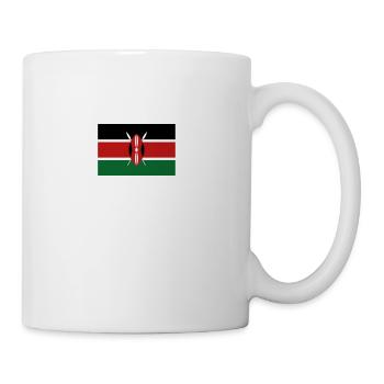 J'adore les racines d'amour de la maison de la maison KENYA - Mug blanc - blanc - Droite