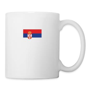 J'adore les racines d'amour de la maison de la maison SERBIE - Mug blanc - blanc - Droite