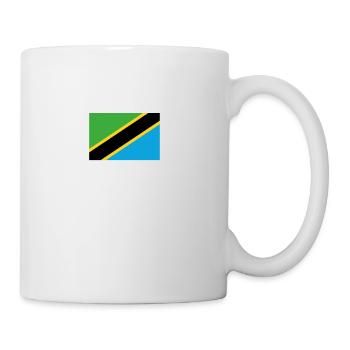 J'adore les racines d'amour de la maison de la maison TANZANIE - Mug blanc - blanc - Droite
