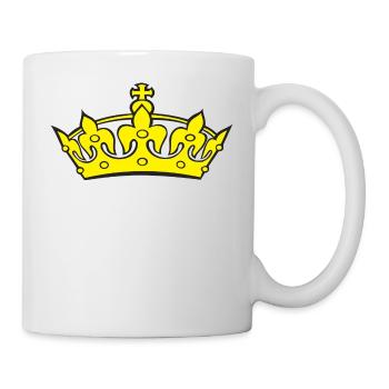couronne - Mug blanc - blanc - Droite