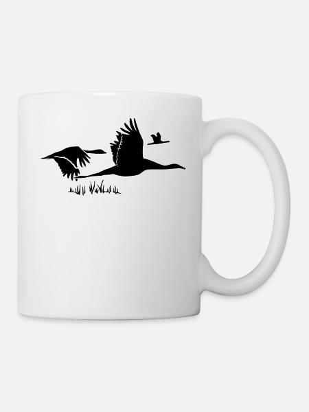 flock Of birds - Mug - white