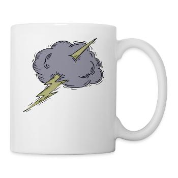 soleil arc-en-ciel nuages soleil météo cloud52 - Mug blanc - blanc - Droite