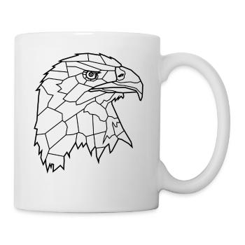 Eagle Line Art - Mug - white - Right